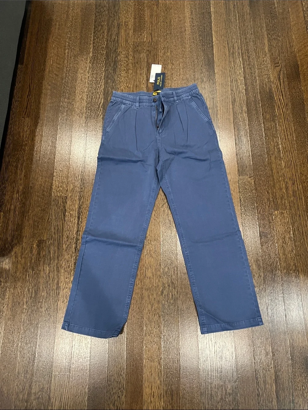 Ralph Lauren Kids Navy Drawstring Casual Pants